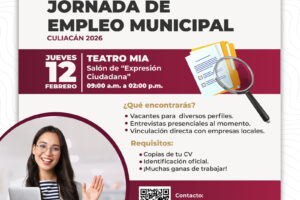 Más de 100 vacantes disponibles en la Jornada Municipal de Empleo en Culiacán