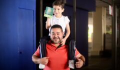 Alta afluencia en módulo de vacunación contra el sarampión en Palacio de Gobierno