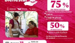 Llegan a El Fuerte los descuentos en Adeudos Vehiculares en la Brigada del Bienestar del DIF