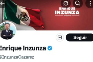 Aparece el senador Enrique Inzunza en redes sociales