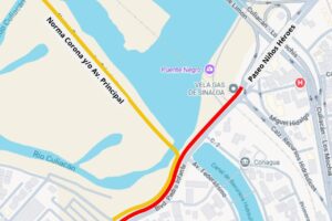 Habrá cierre parcial y temporal a la circulación por construcción del puente Pedro Infante – Malecón margen izquierdo