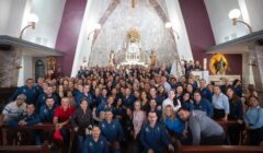Acompaña Ana Miriam Ramos a STASAC en misa con motivo de su 51 aniversario.