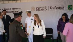 Alcaldesa Ana Miriam Ramos Villarreal participa en la toma de protesta del comandante de la Novena Zona Militar, General Julio César Islas Sánchez