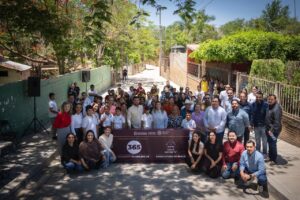 Ana Miriam Ramos inaugura la calle 365 de la cabecera de la sindicatura de Imala