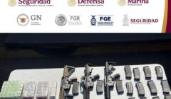 Autoridades aseguran armamento abandonado en el monte