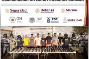 Nueve personas con arsenal son detenidos en Valle Alto